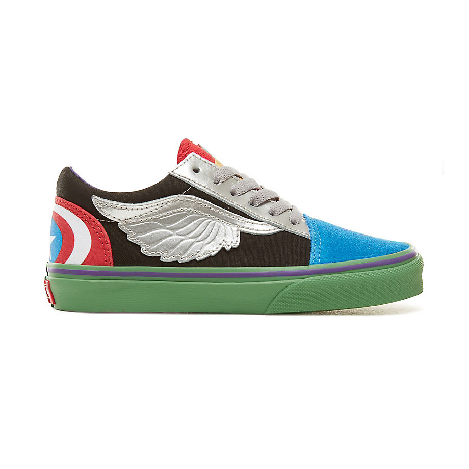 Vans marvel hot sale old school